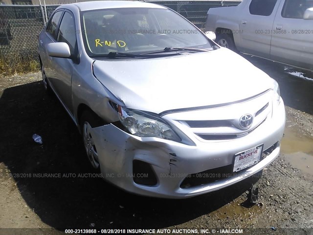 JTDBU4EE9B9135730 - 2011 TOYOTA COROLLA S/LE SILVER photo 6