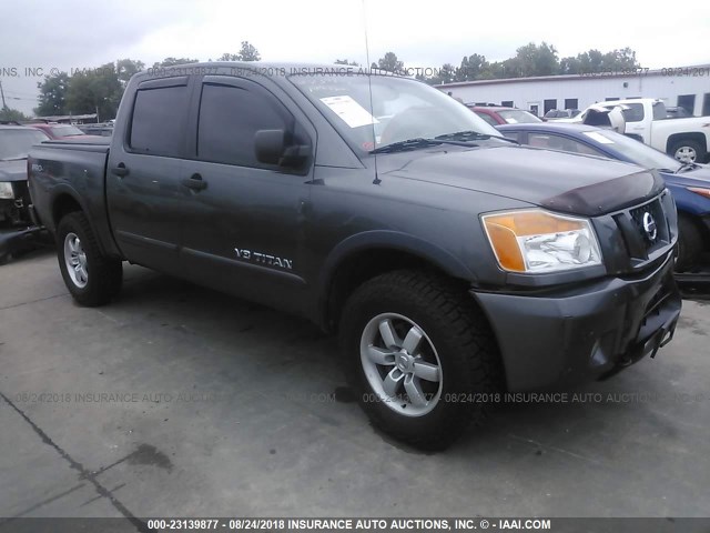 1N6BA07C88N302623 - 2008 NISSAN TITAN XE/SE/LE/PRO-4X GRAY photo 1