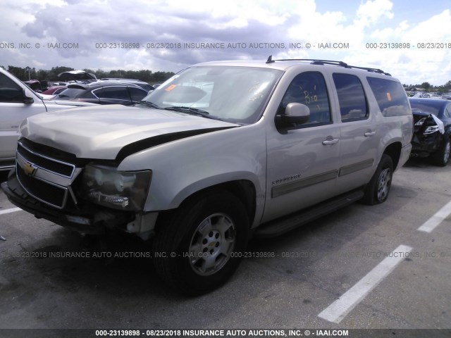 1GNSCHE02BR218406 - 2011 CHEVROLET SUBURBAN C1500  LS TAN photo 2