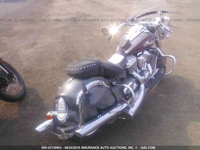 56KTHAAA8J3363921 - 2018 INDIAN MOTORCYCLE CO. SPRINGFIELD  GRAY photo 4