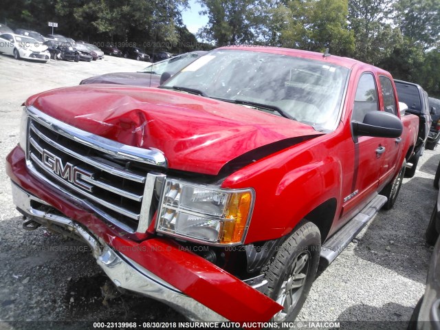 3GTP1VE06DG236204 - 2013 GMC SIERRA C1500 SLE RED photo 2