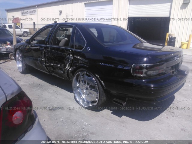 1G1BL52P2TR172868 - 1996 CHEVROLET CAPRICE / IMPALA CLASSIC/SS BLACK photo 3