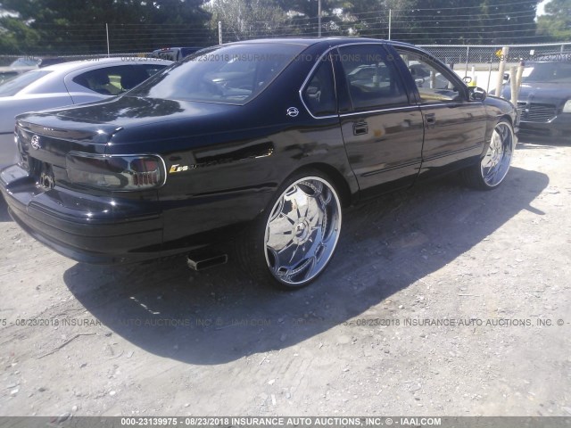 1G1BL52P2TR172868 - 1996 CHEVROLET CAPRICE / IMPALA CLASSIC/SS BLACK photo 4