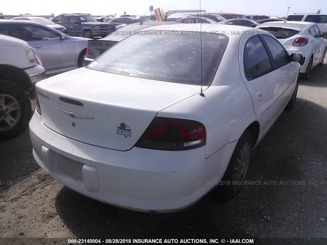 1C3EL46X85N527727 - 2005 CHRYSLER SEBRING WHITE photo 4