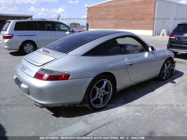 WP0BA29973S635132 - 2003 PORSCHE 911 TARGA SILVER photo 4