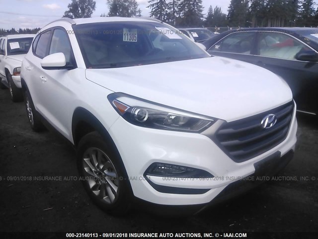 KM8J3CA4XGU089802 - 2016 HYUNDAI TUCSON LIMITED/SPORT AND ECO/SE WHITE photo 1