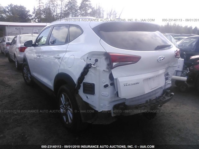 KM8J3CA4XGU089802 - 2016 HYUNDAI TUCSON LIMITED/SPORT AND ECO/SE WHITE photo 3