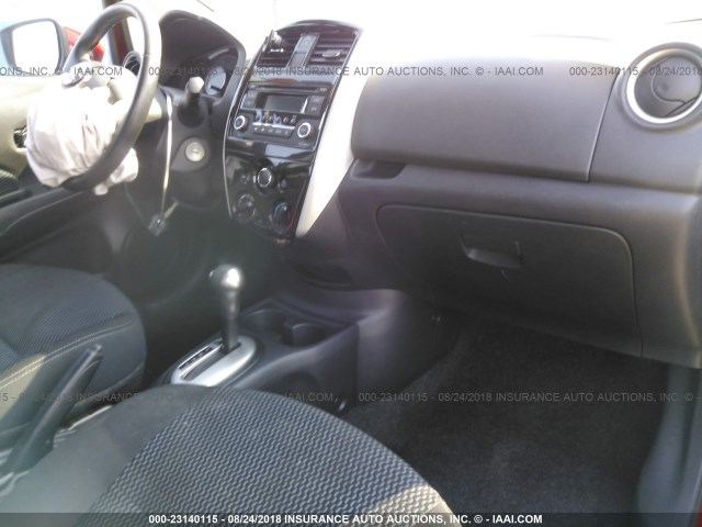 3N1CE2CP6FL441519 - 2015 NISSAN VERSA NOTE S/S PLUS/SV/SL/SR RED photo 5