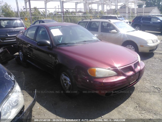 1G2NF52F52C294746 - 2002 PONTIAC GRAND AM SE1 MAROON photo 1