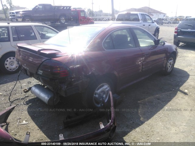 1G2NF52F52C294746 - 2002 PONTIAC GRAND AM SE1 MAROON photo 4