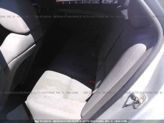 1G1ZC5EU1BF179035 - 2011 CHEVROLET MALIBU 1LT SILVER photo 8