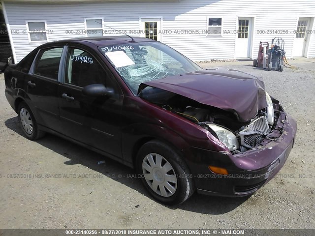 1FAFP34N17W229524 - 2007 FORD FOCUS ZX4/S/SE/SES RED photo 1