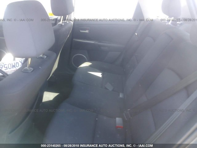 JM1BK344X81839094 - 2008 MAZDA 3 HATCHBACK GRAY photo 8