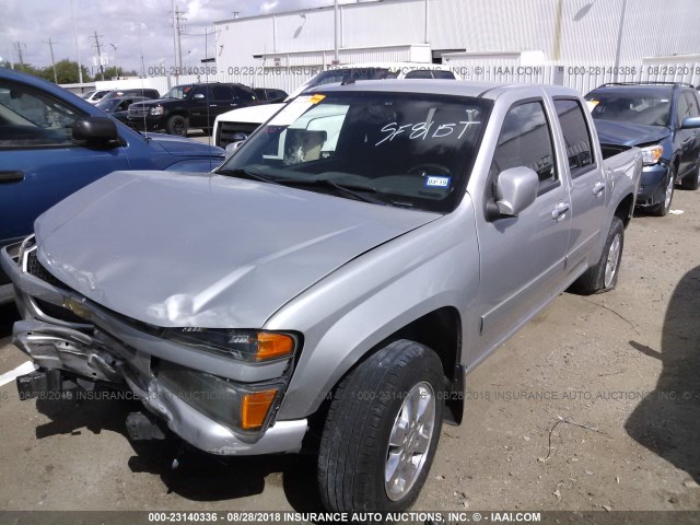 1GCDSCF90B8112479 - 2011 CHEVROLET COLORADO LT SILVER photo 2