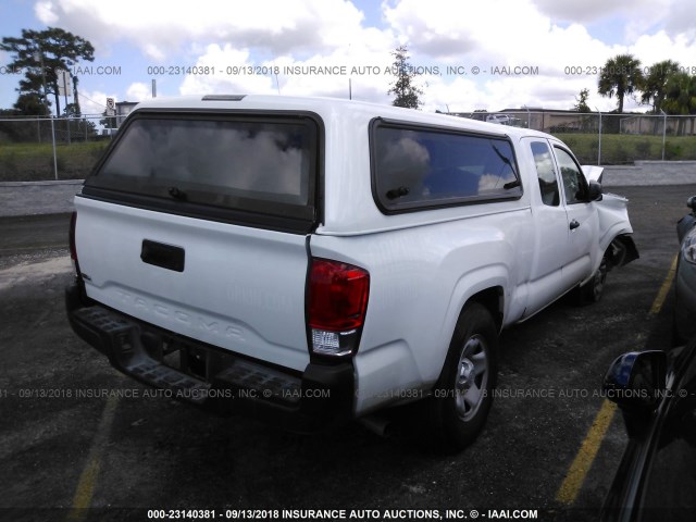 5TFRX5GN7HX084466 - 2017 TOYOTA TACOMA ACCESS CAB/SR/SR5 白色 照片 4