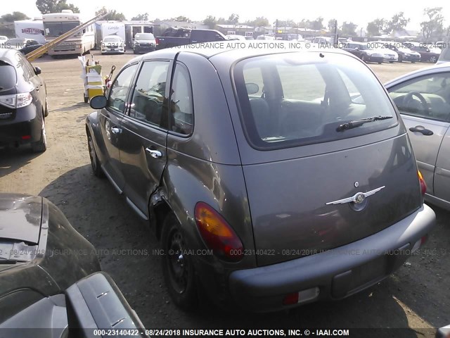 3C4FY48B32T384541 - 2002 CHRYSLER PT CRUISER CLASSIC BROWN photo 3