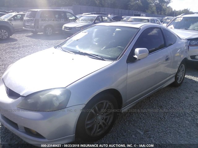 JH4DC53046S005263 - 2006 ACURA RSX TYPE-S SILVER photo 2