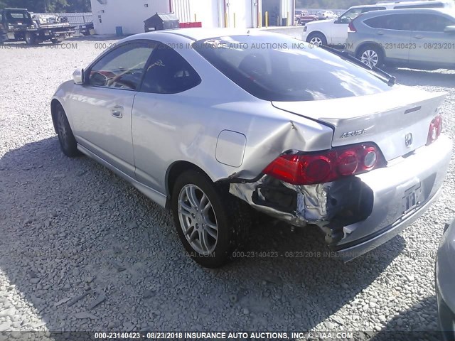 JH4DC53046S005263 - 2006 ACURA RSX TYPE-S SILVER photo 3