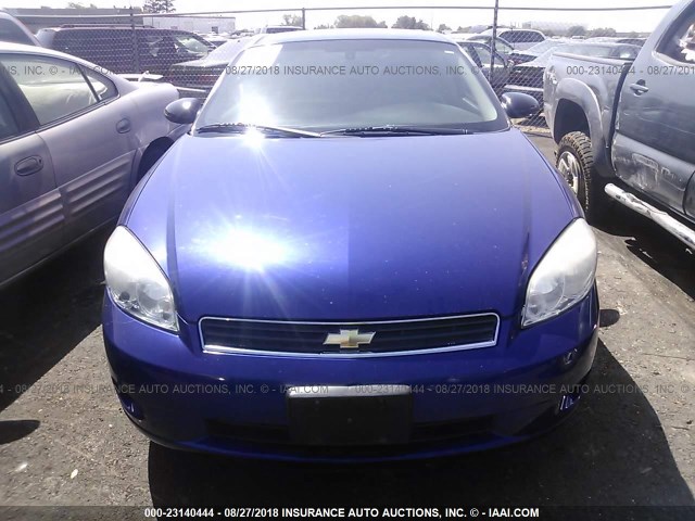 2G1WK15K679266281 - 2007 CHEVROLET MONTE CARLO LT BLUE photo 6