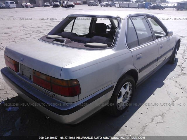 JHMCB7659MC043130 - 1991 HONDA ACCORD LX/EX TAN photo 4