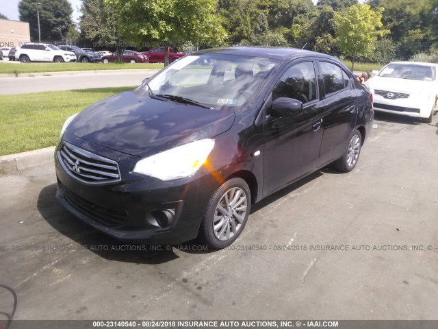 ML32F3FJ7JHF13800 - 2018 MITSUBISHI MIRAGE G4 ES Qara foto 2