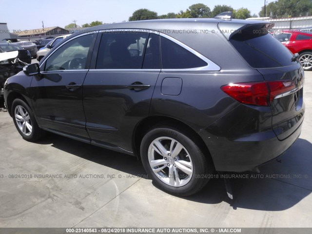 5J8TB3H56DL010594 - 2013 ACURA RDX TECHNOLOGY BLACK photo 3