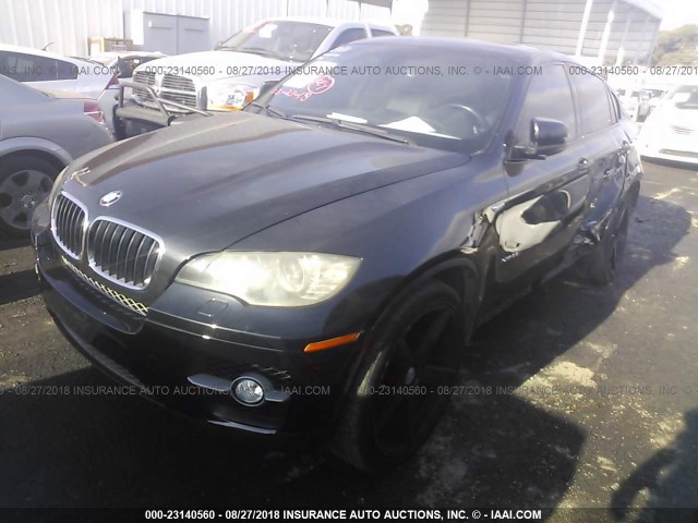 5UXFG43589L223370 - 2009 BMW X6 XDRIVE35I BLACK photo 2