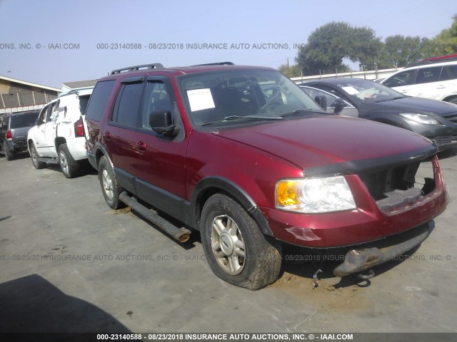 1FMPU16595LA90584 - 2005 FORD EXPEDITION XLT RED photo 1