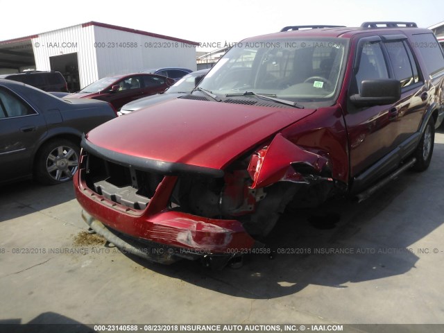 1FMPU16595LA90584 - 2005 FORD EXPEDITION XLT RED photo 6