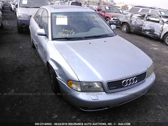 WAUED28D3WA206202 - 1998 AUDI A4 2.8 QUATTRO SILVER photo 1