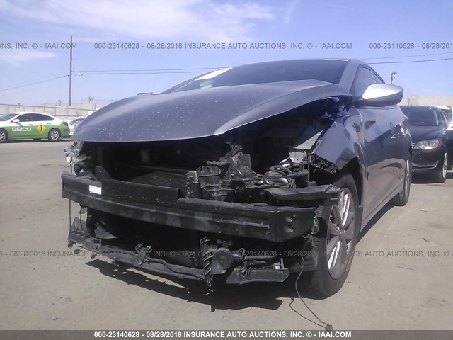 5NPDH4AE9FH642336 - 2015 HYUNDAI ELANTRA SE/SPORT/LIMITED GRAY photo 6