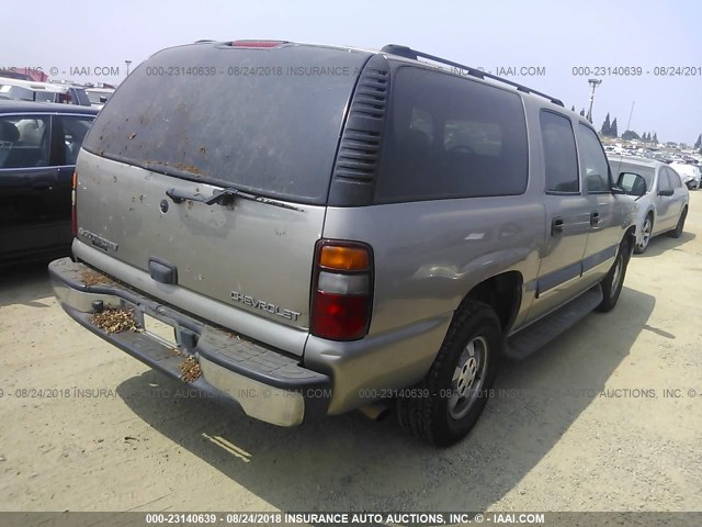 3GNFK16Z03G277755 - 2003 CHEVROLET SUBURBAN K1500 Champagne photo 4