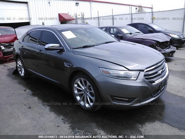 1FAHP2F89EG123372 - 2014 FORD TAURUS LIMITED GRAY photo 1