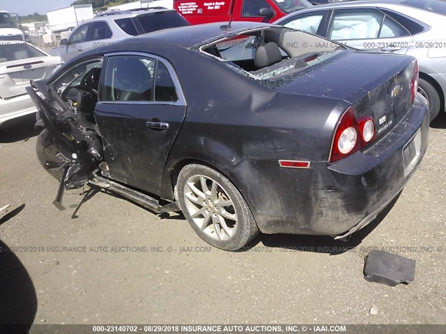 1G1ZE5E16BF219769 - 2011 CHEVROLET MALIBU LTZ 灰色 照片 3