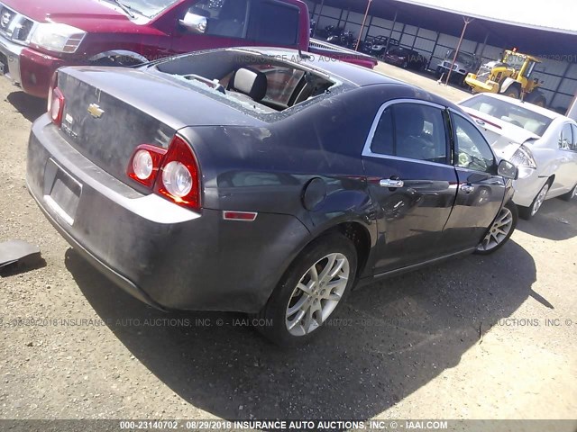 1G1ZE5E16BF219769 - 2011 CHEVROLET MALIBU LTZ 灰色 照片 4