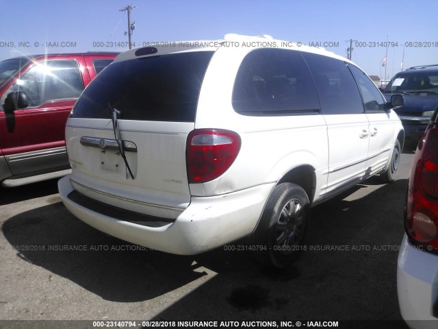 2C8GP64LX3R245947 - 2003 CHRYSLER TOWN & COUNTRY LIMITED WHITE photo 4