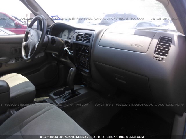 5TEGN92N34Z372595 - 2004 TOYOTA TACOMA DOUBLE CAB PRERUNNER RED photo 5