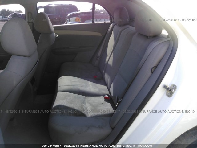 1G1ZA5EU9BF189155 - 2011 CHEVROLET MALIBU LS თეთრი ფოტო 8