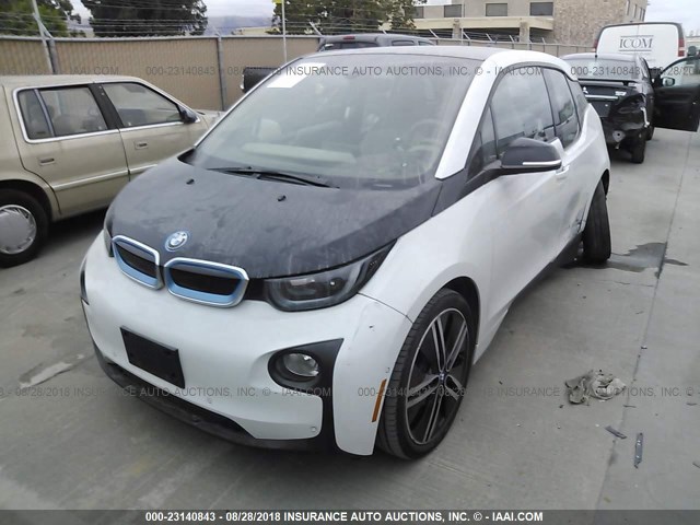 WBY1Z4C57FV278994 - 2015 BMW I3 REX თეთრი ფოტო 2
