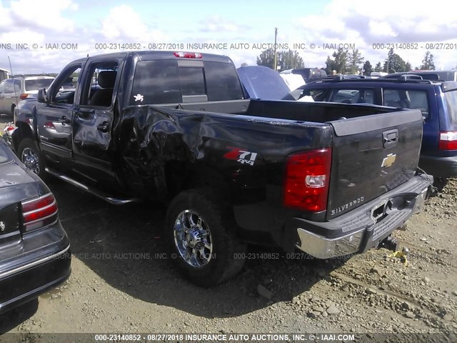 1GCHK63659F186211 - 2009 CHEVROLET SILVERADO K2500 HEAVY DUTY LTZ BLACK photo 3