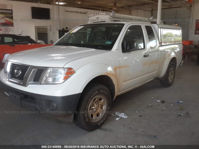 1N6BD0CT2FN732058 - 2015 NISSAN FRONTIER S/SV WHITE photo 2