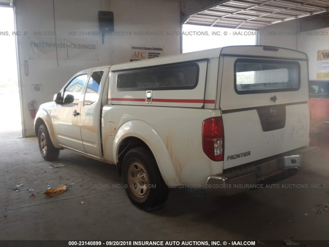 1N6BD0CT2FN732058 - 2015 NISSAN FRONTIER S/SV WHITE photo 3