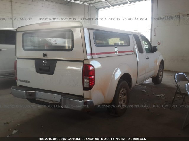 1N6BD0CT2FN732058 - 2015 NISSAN FRONTIER S/SV WHITE photo 4