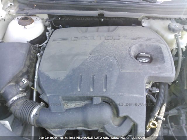 1G1ZC5E14BF233997 - 2011 CHEVROLET MALIBU 1LT WHITE photo 10