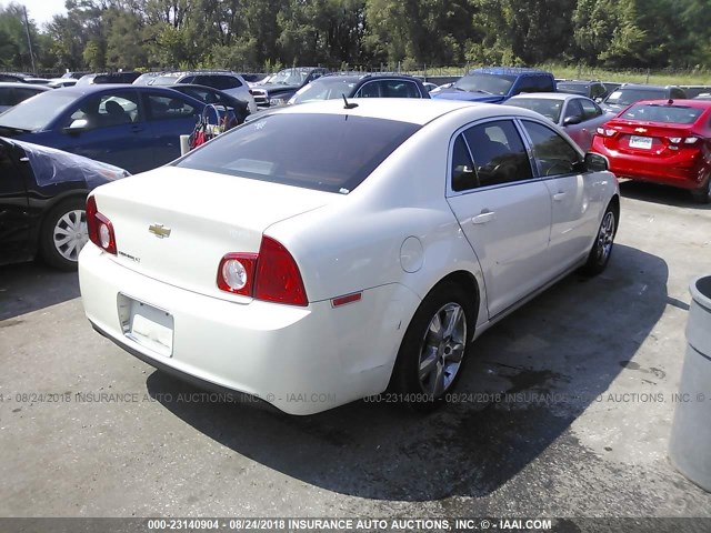 1G1ZC5E14BF233997 - 2011 CHEVROLET MALIBU 1LT WHITE photo 4