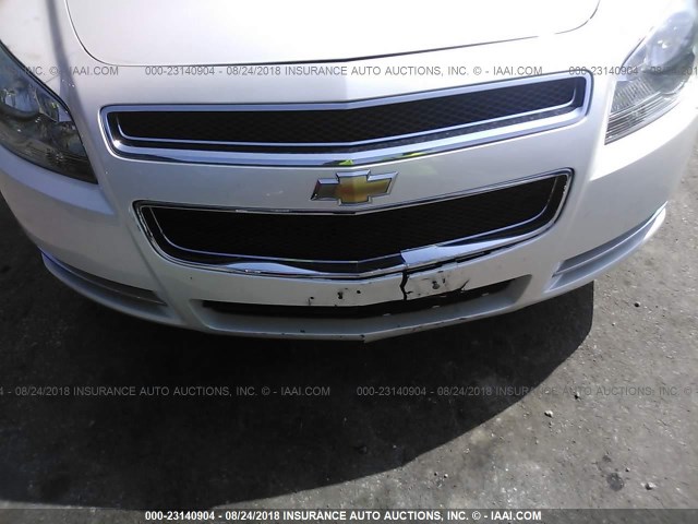1G1ZC5E14BF233997 - 2011 CHEVROLET MALIBU 1LT WHITE photo 6