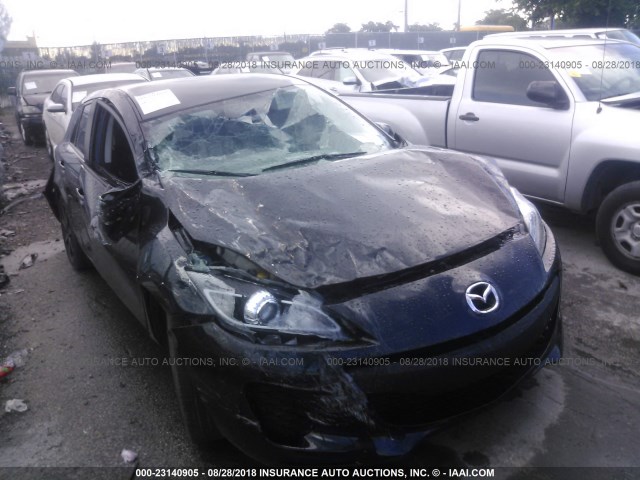 JM1BL1L72C1549647 - 2012 MAZDA 3 I BLACK photo 1