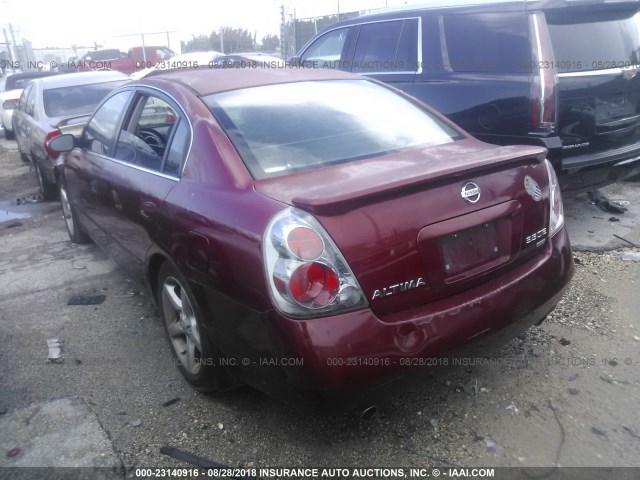 1N4BL11D15C345315 - 2005 NISSAN ALTIMA SE/SL/SE-R RED photo 3