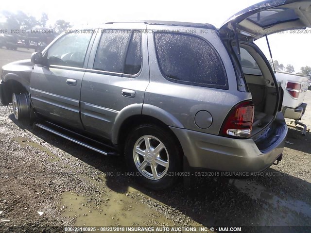 5GAET13M152328266 - 2005 BUICK RAINIER CXL GRAY photo 3