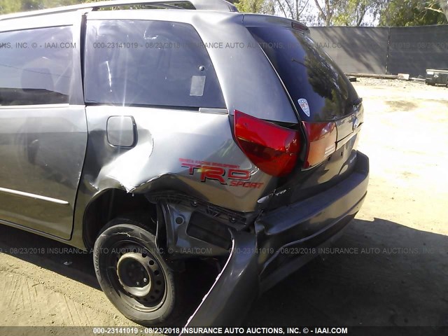 5TDZA23CX4S059274 - 2004 TOYOTA SIENNA CE/LE GRAY photo 6